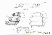 Детское надувное автомобильное кресло