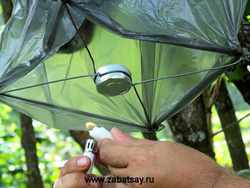 Китайский небесный фонарик из мусорного пакета