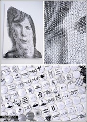 Автопортрет из значков