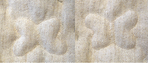 Винтажные бабочки из мешковины Винтажные бабочки из мешковины