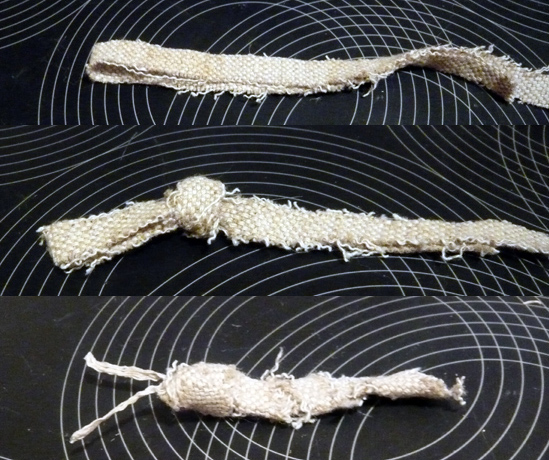 Винтажные бабочки из мешковины Винтажные бабочки из мешковины