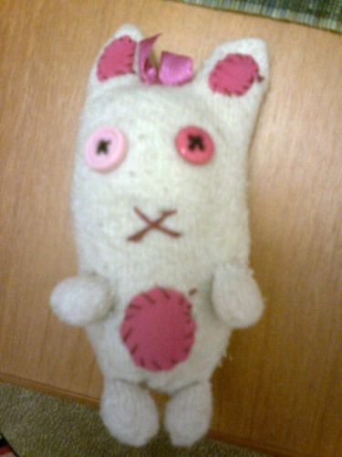 Зайчик из носка Зайчик из носка