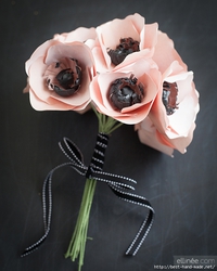 Анемоны из бумаги от студии Ellinee