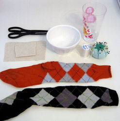 Ваза из носка