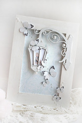 Волшебный фонарик - арт-композиция. Скрапбукинг