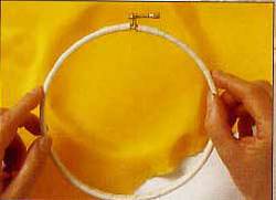 Вышивка лентами. Этап подготовки