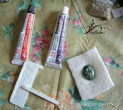 Вышитая брошь. Мастер-класс