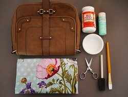 Декупаж на сумке