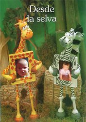 Забавная рамка зверушка для детских фотографий