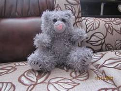 Вязанный Мишка тедди своимируками