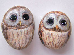 Роспись камней