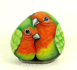 Роспись камней