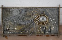 Панно из проволочной стружки