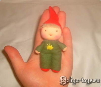 Мастер-класс по маленькой текстильной кукле Гномику Мастер-класс по маленькой текстильной кукле Гномику