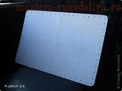 Мастер-класс по плетению из газет. Поднос с фанерным дном