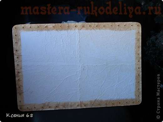 Мастер-класс по плетению из газет. Поднос с фанерным дном