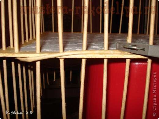 Мастер-класс по плетению из газет. Поднос с фанерным дном