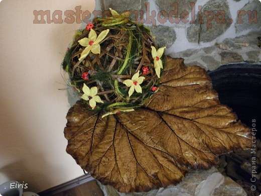 Цветочный шар плетем из газет Цветочный шар плетем из газет