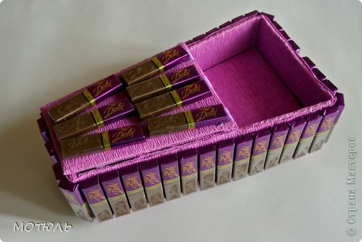 Машинка - карапуз из конфет