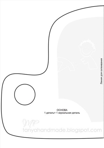 Машинка-подушка и игрушка-развивайка для малышей. Выкройка