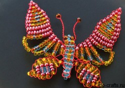Плетем из бисера бабочку