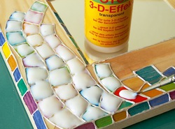 Украшаем фоторамку 3D мозаикой