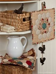 Шьём прихватку в стиле печворк