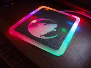 Светомузыкальный коврик для мышки