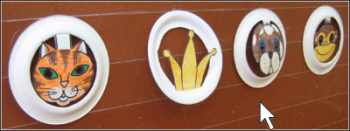 Маски из бумажных тарелок