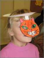 Маски из бумажных тарелок