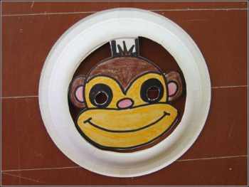 Маски из бумажных тарелок