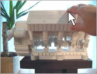 Действующая модель двигателя из бумаги