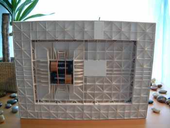 Действующая модель двигателя из бумаги