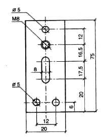 Стойка левая