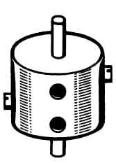 Корпус цапфенбора для получения отверстий на сверлильном станке